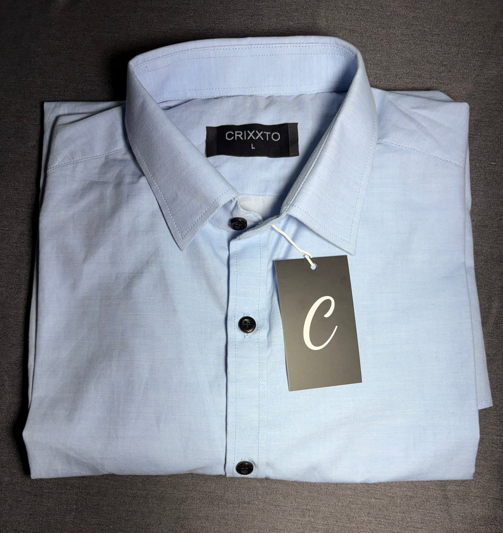 PURE COTTON SHIRTS LIGHT BLUE